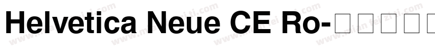 Helvetica Neue CE Ro字体转换